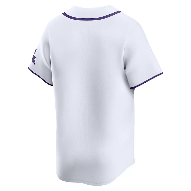Men's Nike White LSU Tigers Home Wordmark Limited Baseball Jersey