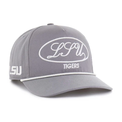 Men's '47 Gray LSU Tigers Contemporary Basics Foundational Rope Hitch Adjustable Hat