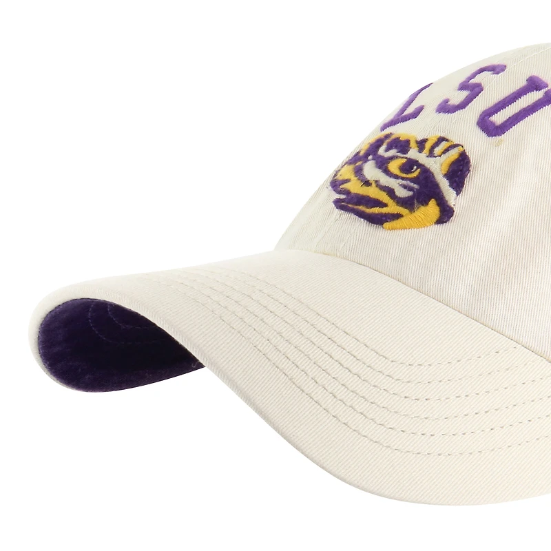 Casquette ajustable '47 Kaki LSU Tigers Clubhouse Faber Clean Up pour hommes