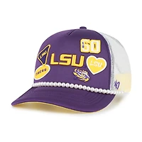 Casquette ajustable pour homme « 47 » violette et blanche LSU Tigers Rally On Hitch
