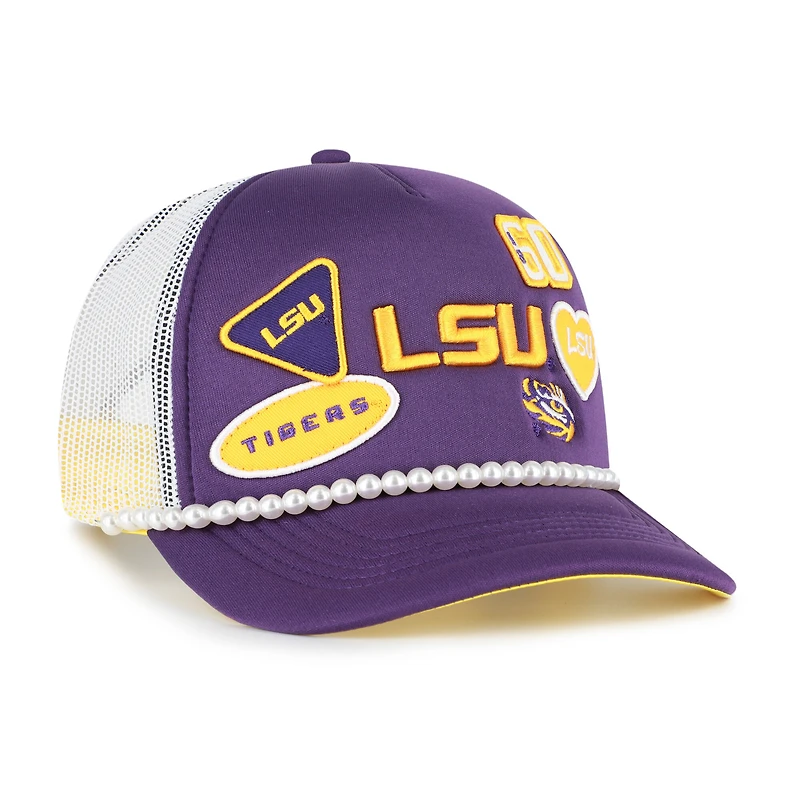 Men's '47 Purple/White LSU Tigers Rally On Hitch Adjustable Hat