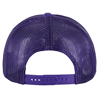 Casquette Snapback de camionneur en maille sur le devant en mousse LSU Tigers '47 violette pour hommes