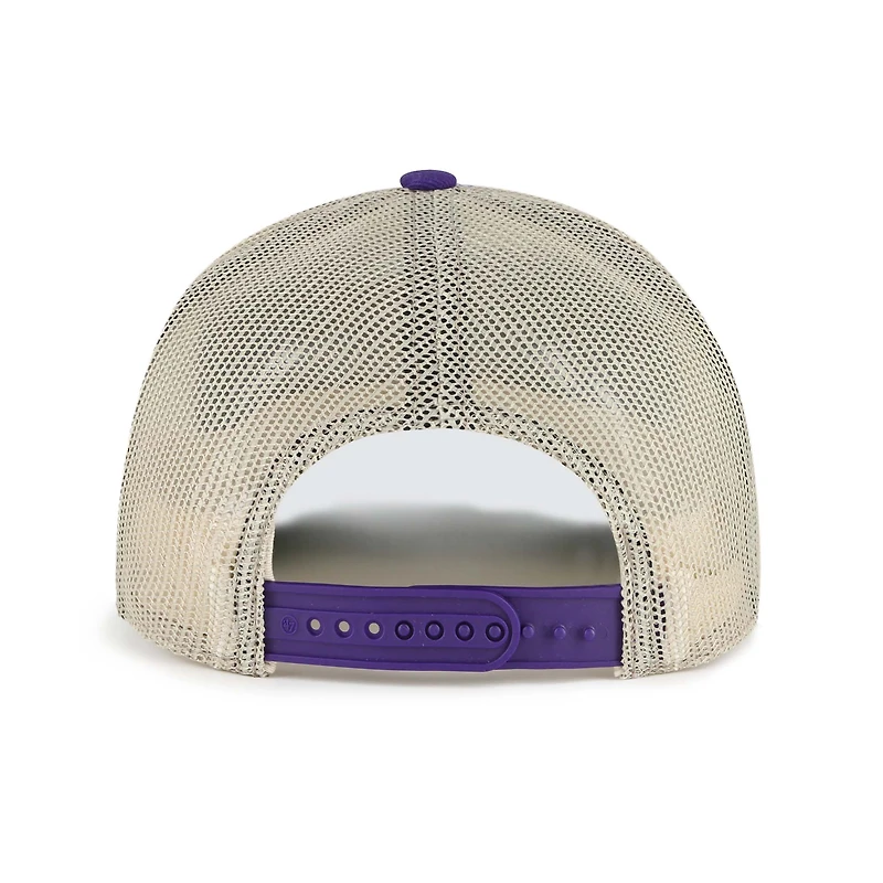 Casquette de camionneur ajustable en maille Pomona Purple LSU Tigers '47 pour homme