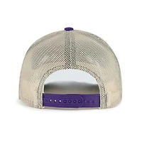 Casquette de camionneur ajustable en maille Pomona Purple LSU Tigers '47 pour homme