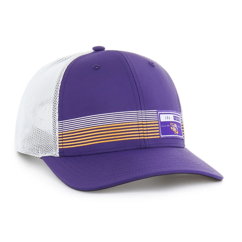 Men's '47  Purple LSU Tigers Rangefinder brrr Trucker Adjustable Hat
