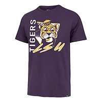 Men's '47 Purple LSU Tigers Side Arm Franklin T-Shirt