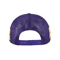 Casquette réglable de camionneur à bande latérale '47 violette LSU Tigers pour hommes