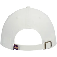 Casquette ajustable LSU Tigers « Clean Up » blanche n° 47 pour homme