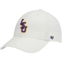 Casquette ajustable blanche « 47 » des Tigers de LSU pour homme