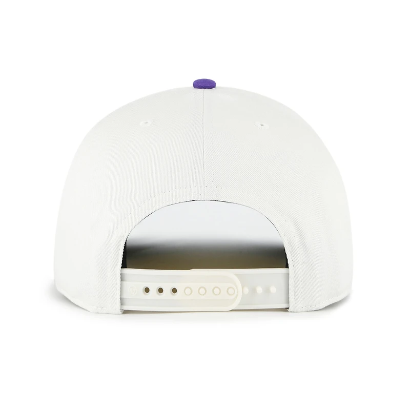 Men's '47 White LSU Tigers Contemporary Basics Two-Tone Hitch Adjustable Hat