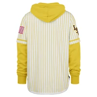 Sweat à capuche blanc LSU Tigers Double Header '47 pour hommes