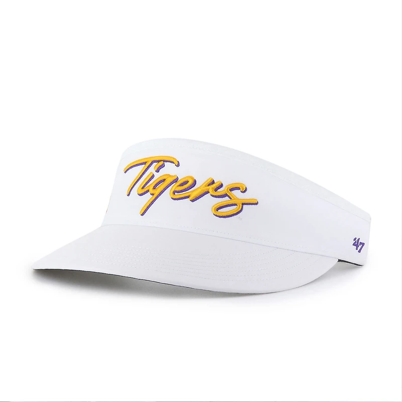 Visière ajustable blanche LSU Tigers Melbourne brrr° pour homme '47