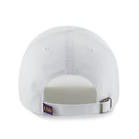 Men's '47  White LSU Tigers Vault Clean Up Adjustable Hat