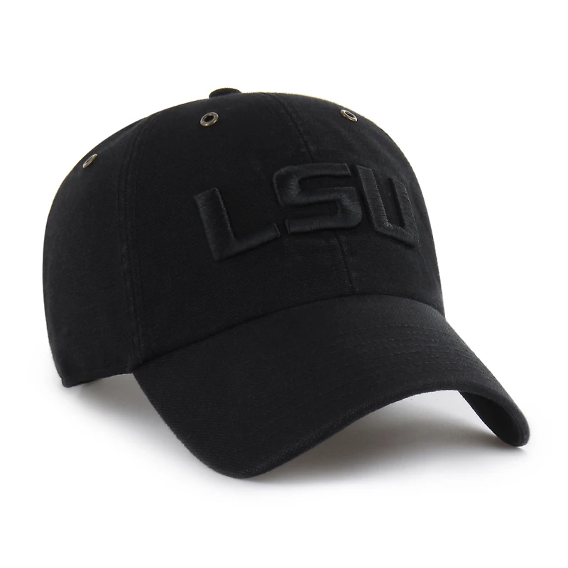 Men's Carhartt x '47 Black LSU Tigers Clean Up Adjustable Hat