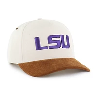 Men's Carhartt x '47 Natural/Brown LSU Tigers Undyed Relaxed Hitch Adjustable Hat