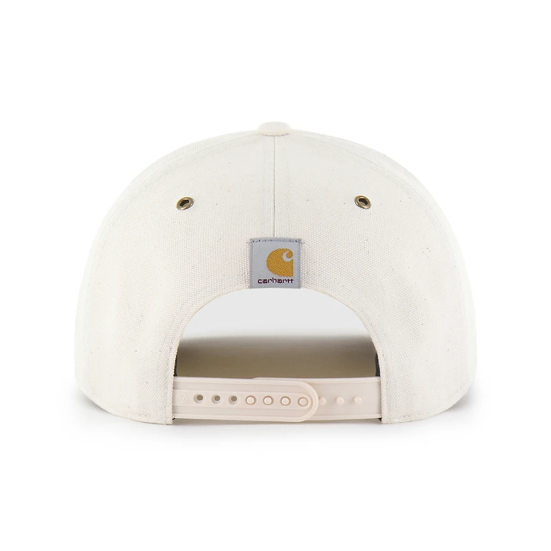 Casquette Carhartt x '47 LSU Tigers Undyed Relaxed Hitch pour homme, coloris naturel/marron, ajustable
