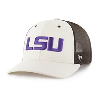 Casquette trucker ajustable Carhartt x '47 LSU Tigers naturelle/marron non teinte pour homme