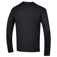 Men's Champion  Black LSU Tigers Basic Arch Long Sleeve T-Shirt
