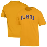 T-shirt basique Arch Champion Gold des LSU Tigers pour homme