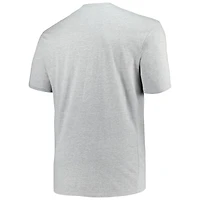 T-shirt Champion Heather Grey LSU Tigers Big & Tall Circle Logo pour hommes