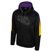 Men's Colosseum Black LSU Tigers The Gang Blackout Hoodie
