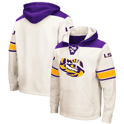 Sweat à capuche lacets Colosseum LSU Tigers 2.0 pour hommes