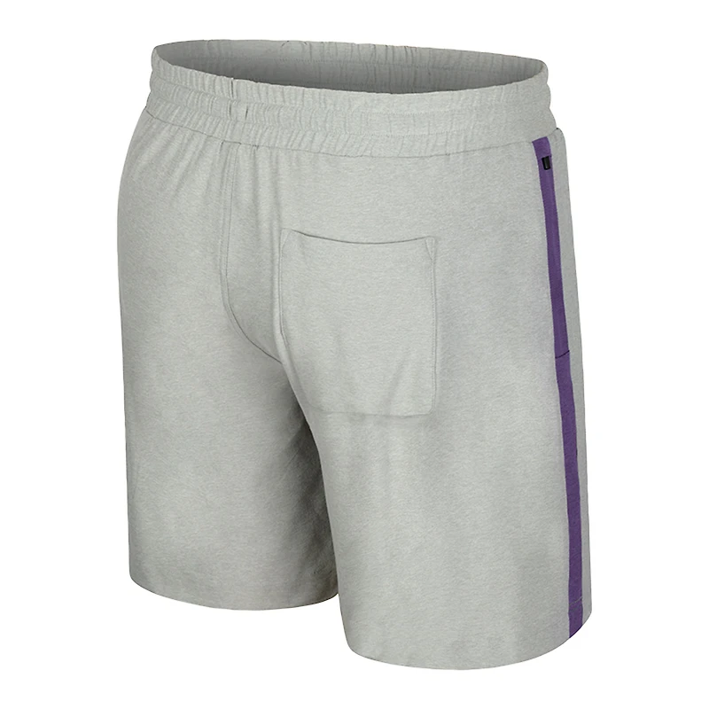 Men's Colosseum Gray LSU Tigers Mac Shorts