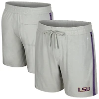 Men's Colosseum Gray LSU Tigers Mac Shorts