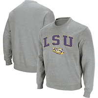 Sweat Colosseum Heather Grey LSU Tigers Arch & Logo Homme