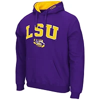 Sweat à capuche Colosseum Purple LSU Tigers Arch & Logo 3.0 pour homme