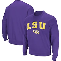 Sweat Colosseum Purple LSU Tigers Arch & Logo Crew Neck Homme
