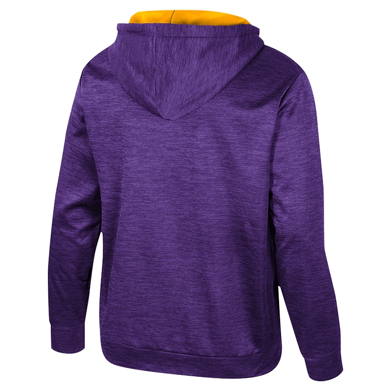 Men's Colosseum Purple LSU Tigers Cypher Half-Zip Hoodie