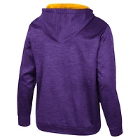 Men's Colosseum Purple LSU Tigers Cypher Half-Zip Hoodie
