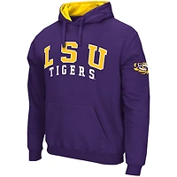 Sweat à capuche double arche Colosseum Purple LSU Tigers pour hommes