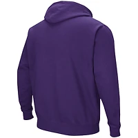 Sweat à capuche double arche Colosseum Purple LSU Tigers pour hommes