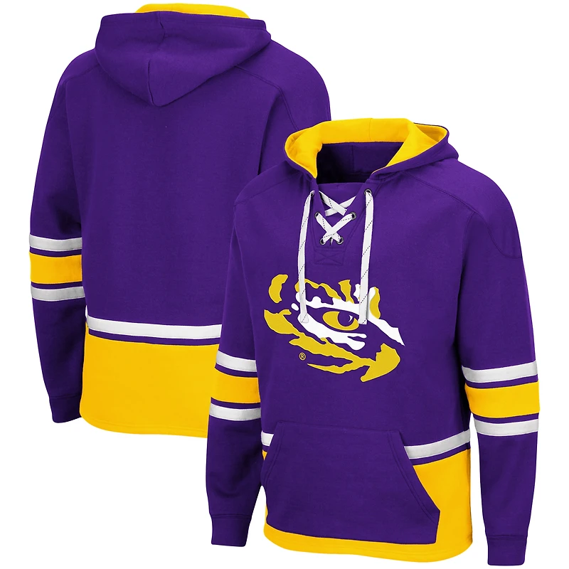 Sweat à capuche Colosseum Purple LSU Tigers Lace Up 3.0 pour homme