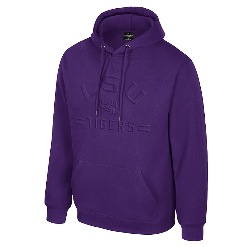 Sweat à capuche violet Colosseum pour homme, nouveau membre des LSU Tigers
