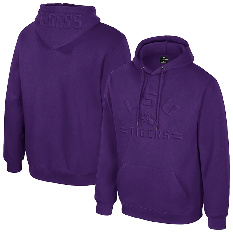 Sweat à capuche violet Colosseum pour homme, nouveau membre des LSU Tigers