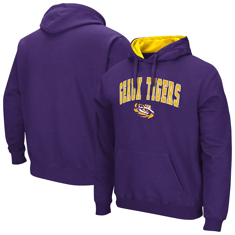 Sweat à capuche polaire Rally Cry violet Colosseum pour homme des LSU Tigers