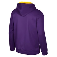 Men's Colosseum Purple LSU Tigers Reese Pullover Hoodie