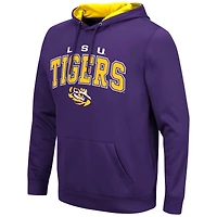 Pull à capuche Colosseum Purple LSU Tigers Resistance pour hommes