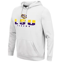 Sweat à capuche Colosseum White LSU Tigers Lantern pour homme