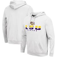 Sweat à capuche Colosseum White LSU Tigers Lantern pour homme