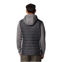 Men's Columbia  Charcoal/Gray LSU Tigers Out-Shield Hybrid Full-Zip Hoodie Jacket