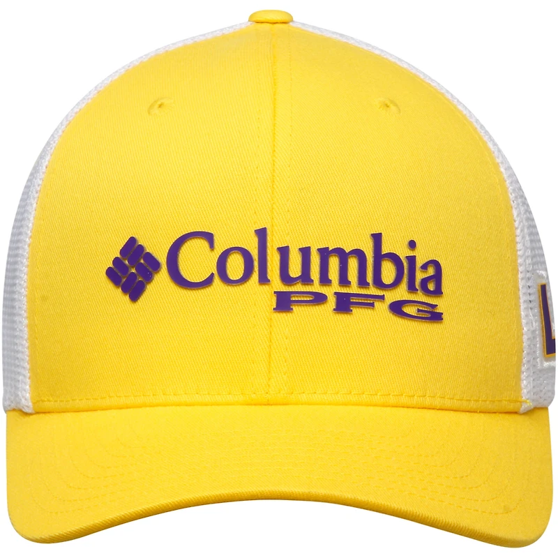Men's Columbia Gold LSU Tigers Collegiate PFG Flex Hat