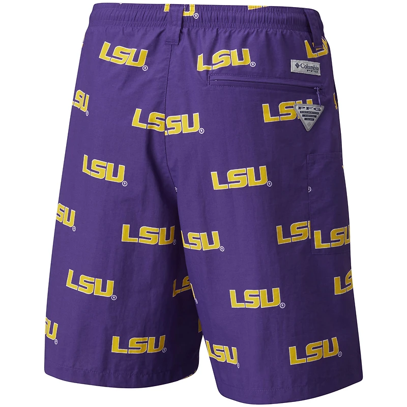 Short Backcast Big & Tall pour homme Columbia Purple LSU Tigers