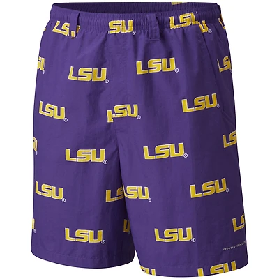 Men's Columbia Purple LSU Tigers Big & Tall Backcast Shorts