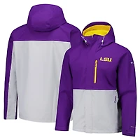 Veste zippée Omni-Tech™ Field Bound violette Columbia pour homme LSU Tigers