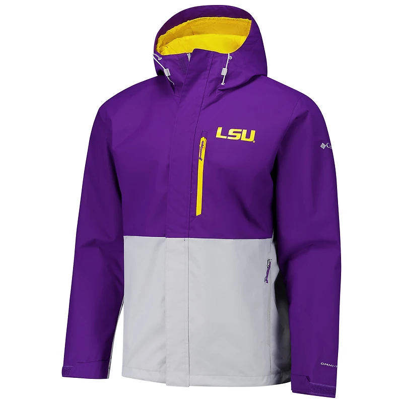 Veste zippée Omni-Tech™ Field Bound violette Columbia pour homme LSU Tigers