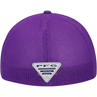 Casquette Columbia Purple LSU Tigers PFG Hooks Flex pour homme